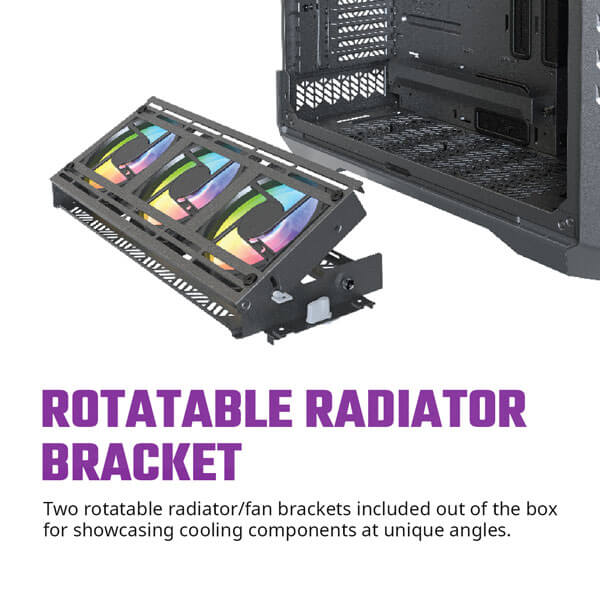 Cooler Master HAF 700 Titanium Grey ARGB E-ATX Full Tower Case